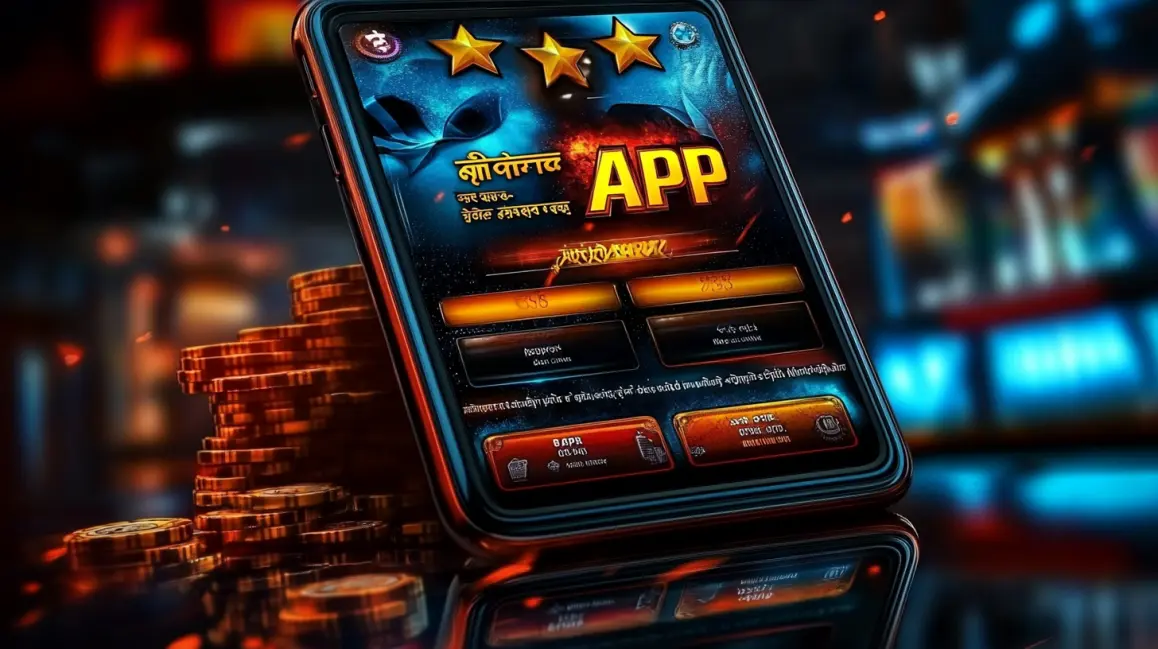 The Official 77ABC App for Secure Gaming. A phone with a vibrant 'APP' logo is displayed on a table with gold coins, showcasing the official, secure, and rewarding mobile gaming experience of the 77ABC app.